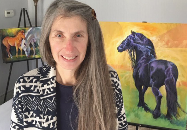 Karen Brenner,  Horse Equine Artist